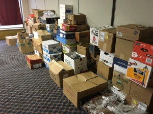 Thanks to Hotel Magnuson for the gracious hospitality in allowing us to store cookies and more for next weekend. 